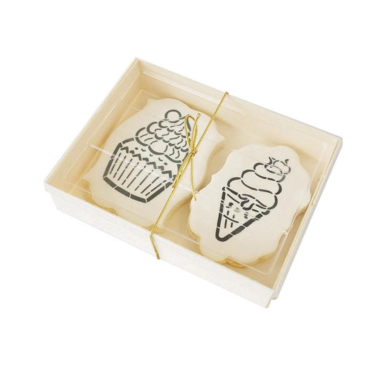 Wood Cookie Box, 6.5 x 4.75 x 1.5", 5 Pack