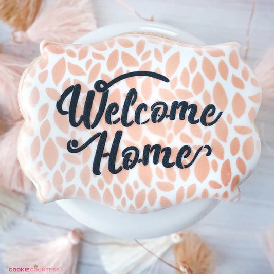 Welcome Home Stencil