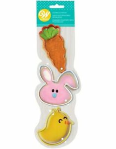 Carrot, Bunny, & Chick Cookie Cutter Set