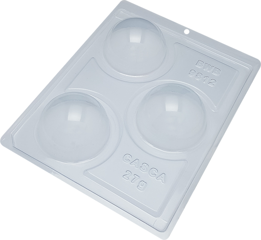 70mm Chocolate Sphere Mold, 3 part