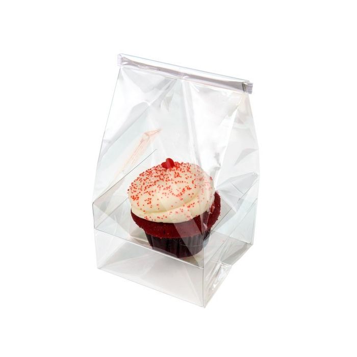 Clear Cupcake Bag, Single