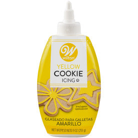 Cookie Icing, Yellow, 9 oz