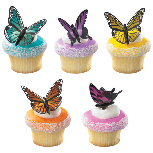 Realistic Butterfly Picks, 4 Pack