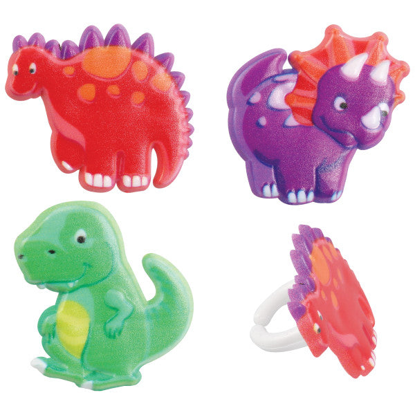 Dinosaur Pals Rings, 12 Pack