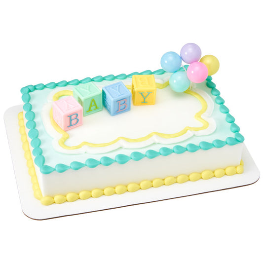 Baby Blocks Decorating Set
