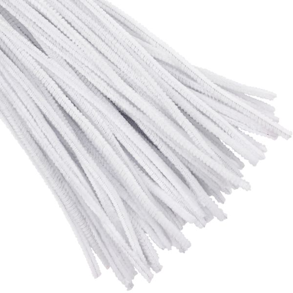 Cleancears Candy White Chenille Pipe Cleaners, 10 pack – Lorraines Cake & Candy Supplies