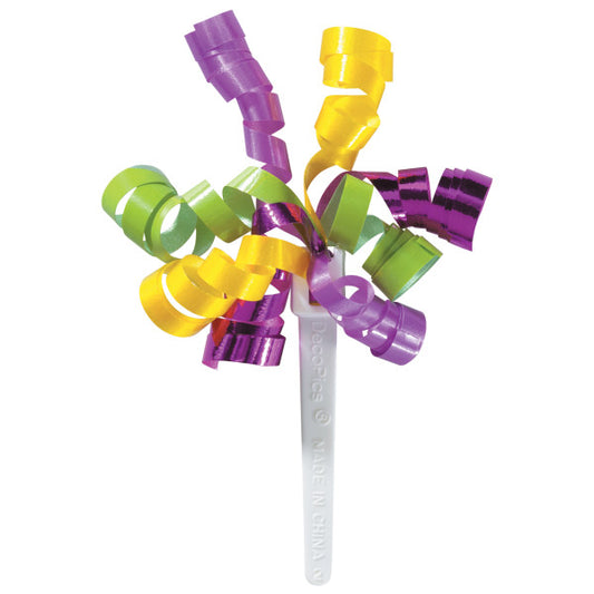 Ribbon Picks, Neon, 4 Pack