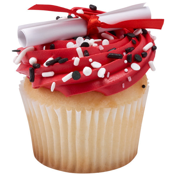Mini Diploma Cupcake Layons, 12 pack