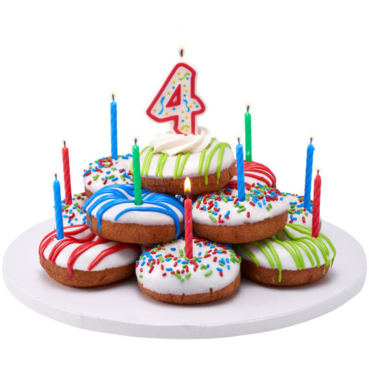 Spiral Birthday Candles 2.5", Assorted Colors